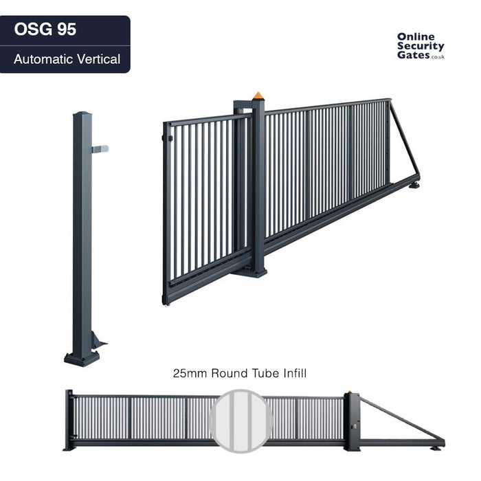 OSG 95 Automatic Vertical 3.5m to 7m  - Commercial & Industrial Sliding Gate