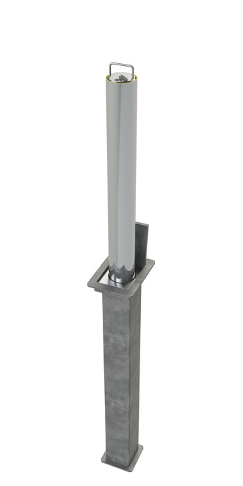 RONIN 76 RETRACTABLE BOLLARD STAINLESS STEEL