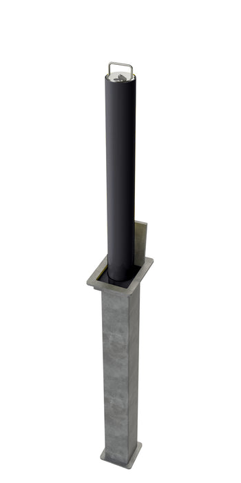 RONIN 90 RETRACTABLE BOLLARD POWDER COATED